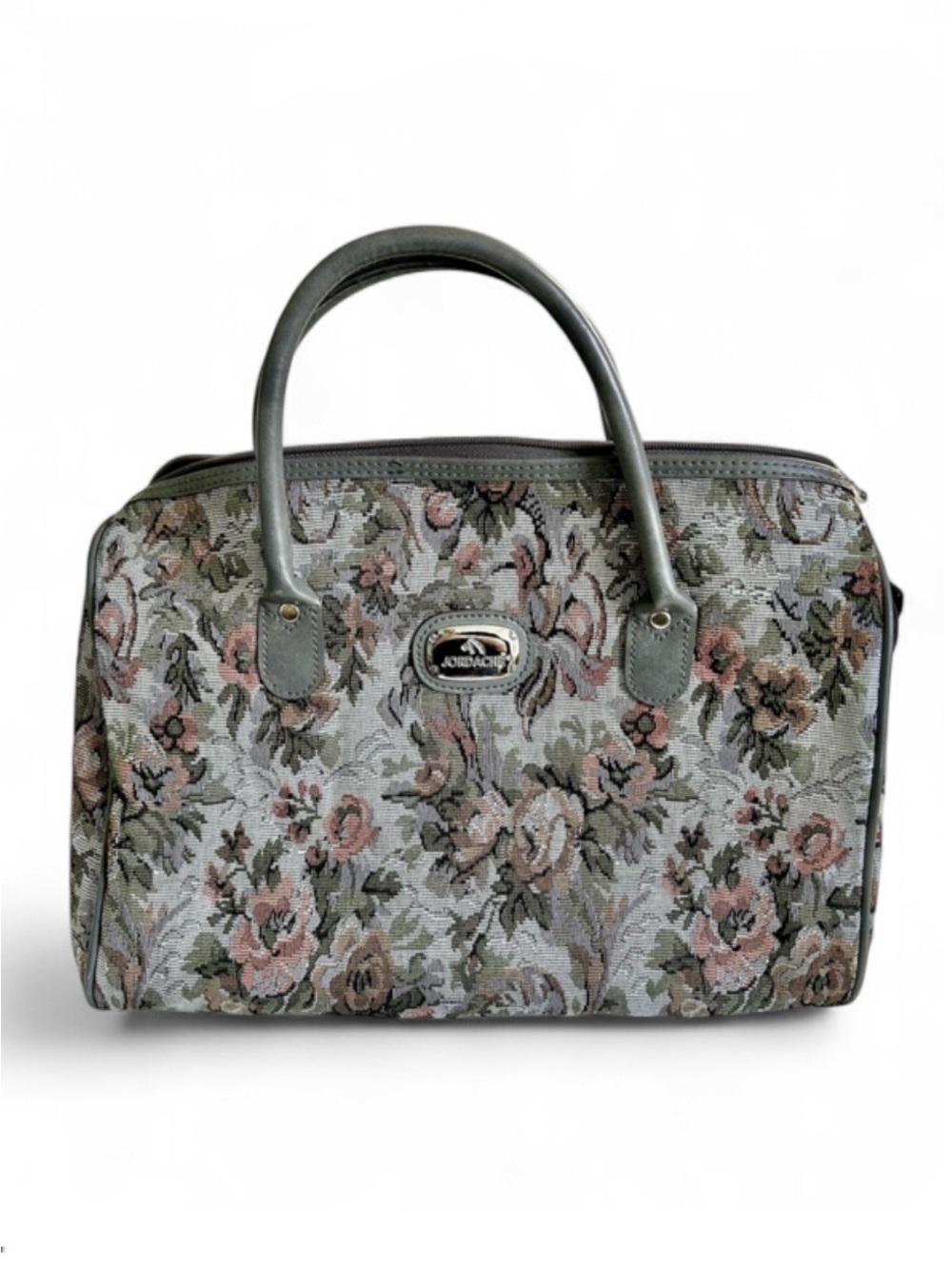 Vintage floral travel bag